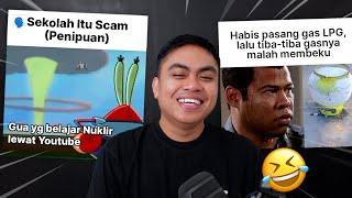 Sekolah itu scam... | Reaction Meme Sains