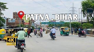 4K Walking Tour New Patna City 2024 || Patna, Bihar, India 4K Walking Tour 2024