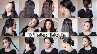 15 HEATLESS HAIRSTYLES | Alyssa Renee