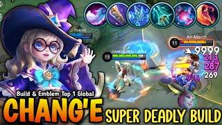 22 Kills!! Chang'e Jungler with New Build & Emblem 100% MONSTER CARRY - Build Top 1 Global Chang'e