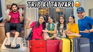 AREEB KA FEMALE SALOON MAI FACIAL KER DEA  | New Trip Ki Packing Hogai 