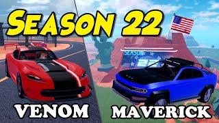 Jailbreak UPDATE is BACK! New VENOM & MAVERICK CAR + Season 22 (Roblox Jailbreak)