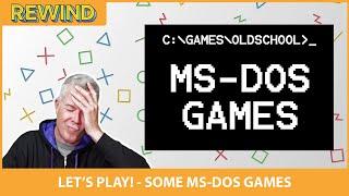 AWS REWIND - Let's Play! - MS-DOS Games!