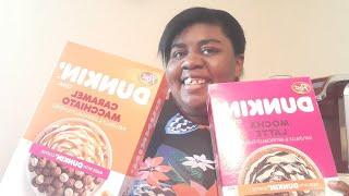 Trying DUNKIN DONUTS MOCHA LATTE & CARAMEL MACCHIATO CEREAL