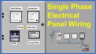 Single Phase Electrical Panel Board Wiring Connection / @CircuitInfo