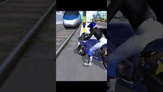 Bullet Train Crash Motorcycle 3d Driving Class #shorts#Android Gameplay#JXDJJ