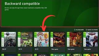 How to find Xbox and Xbox 360 backwards compatible games on Microsoft Store