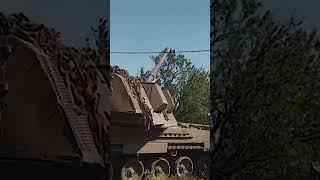 AHS «KRAB» виконує ЗАВДАННЯ на ФРОНТІ #україна #росія #війна #military #army #гаубиця #AHS Krab