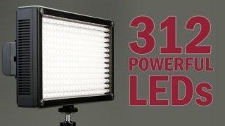 LED 312 from Fotodiox Pro: Powerful, Professional On-Camera Photo/Video LED Light Kit