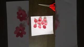 paper flowers #short #viralvideo #viralshort #youtubeshort #geeta craft and stitching