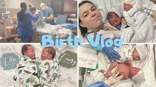 Twin Birth Vlog | Vaginal Twin Delivery