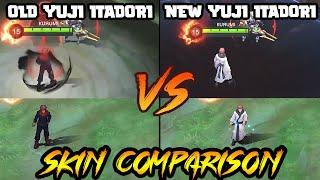 YIN - YUJI ITADORI JUJUTSU KAISEN SKIN (REVAMPED VS OLD)- MLBB SKIN COMPARISON SERIES