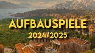 Die Top 10 Aufbauspiele 2024/2025! Meine Top 10 Releases im Bereich Aufbau/Aufbaustrategie