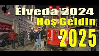 Beyoğlunda 2024'ten 2025'e Koşuşturma