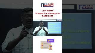 Last Month Preparation Strategy for GATE 2025 | Sandeep Adari #shorts #gate2025