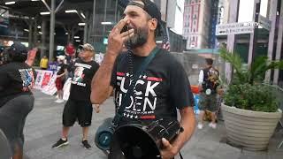 "We are at war!" - Stop Project 2025 Protest interrupted by Trump Supporters in NYC