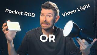 POCKET RGB LIGHT or VIDEO LIGHT? Watch this if you’re in doubt!