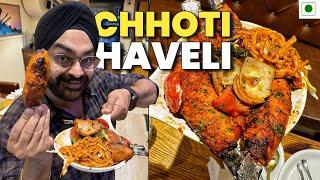 Delhi के Chhoti Haveli में Veg Butter Chicken और Veg Leg Piece का मजा | Best Veg Restaurant