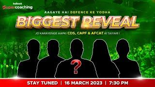 Biggest Reveal in the History of Defence on Testbook SuperCoaching | Mission CAPF, CDS and AFCAT