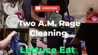 Two A.M. Rage Cleaning 🪠🪣 #cleanwithme #rage #motivation #lettuceeat