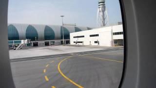 Emirates A380 EK 372 from OMDB Dubai  to Bangkok VTBS with Announcement Before Take Off