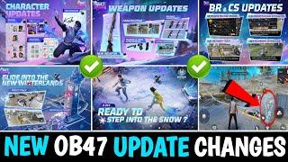 OB47 UPDATE CHANGES IN FREE FIRE | FREE FIRE NEW EVENT | FREE FIRE OB47 UPDATE | OB.47 UPDATE FF ?