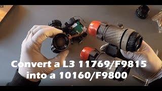 How to convert a L3 11769 tube into 10160 format