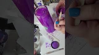 doing Starbucks mica shimmer cup