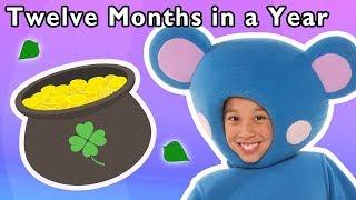 Twelve Months in a Year | HAPPY NEW YEAR SONG | Nursery Rhymes from Mother Goose Club!