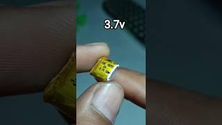 mini 3.7 earphone battery .#motor #diy #battery #light #experiment #shorts @SKChannel82