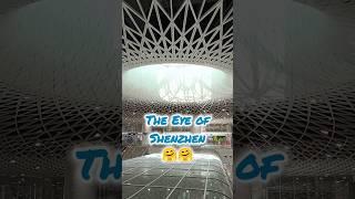 Wow the amazing #eye of #shenzhen ? #highspeedtrain #futian #shenzhenchina #train #infrastructure