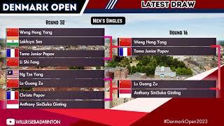 Denmark Open 2023 Draw Update Badminton