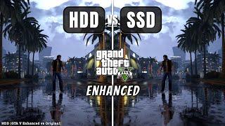 GTA V Enhanced - HDD vs SSD