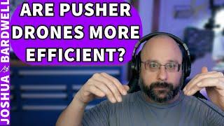 Do Pusher Drones Get Better Flight Time? What's The Difference? - FPV Questions