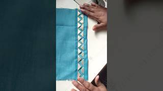beautiful and easy sleeve design. less attaching idea. sewing tips and tricks #viralvideo #fashion