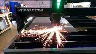 Langmuir Crossfire XR Sign Cutting