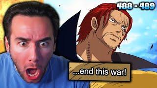 SHANKS STOPS THE WAR IN MARINEFORD!! (One Piece Reaction)