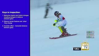 Mikaela Shiffrin - Course Inspection