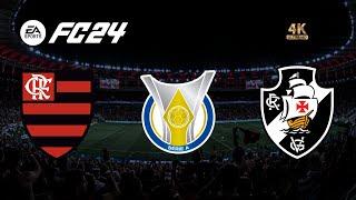 Flamengo x Vasco | EAFC 24 Gameplay | Brasileirão [4K 60FPS]