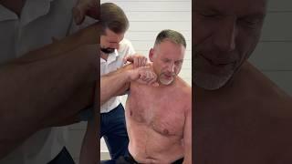 Years Of Knots & Frozen Shoulder - Cracks & Massage Keep Man From Getting Tighter