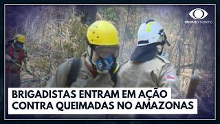 Governo promete mais brigadistas para enfrentar incêndios no Amazonas | Jornal da Noite