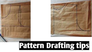 Create easy Neckline, Shoulder slope and Arm hole with this method