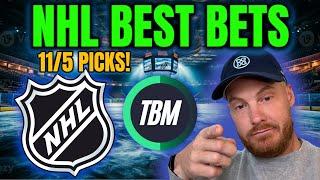 NHL Picks, Predictions & Parlays Today 11/5/24 | Best NHL Bets!  Free NHL Expert Picks!