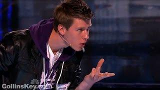 Americas Got Talent TEEN MAGICIAN'S EMOTIONAL FIRST AUDITION | Collins Key First Audition