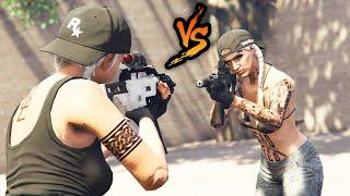 Fonshway vs. vAnimated (Funny 1v1 Against Youtuber) GTA Online