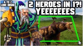 Lone Druid Is TWO HEROES IN ONE?! Grubby Says YEEEES! - A to Z - Dota 2