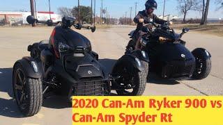 2020 Can-Am Ryker 900 vs 2020 Can-Am Spyder Head to head