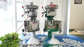 Fujimarca Mc709 V1 vs Mc709 V2  Shave Ice Machine Speed Comparison