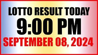 Lotto Result Today 9pm Draw September 8, 2024 Swertres Ez2 Pcso