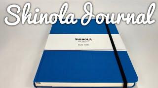 Shinola Large Hard Linen Ruled Journal Review